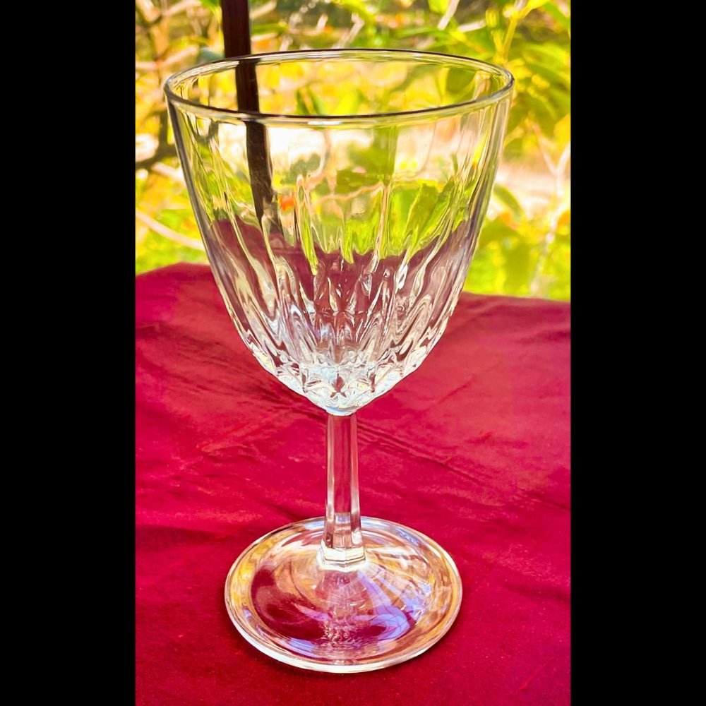 ▪️VTG▪️Set of 7 Etched Crystal Stemmed Sherry Cordial Glasses - Picture 2 of 4